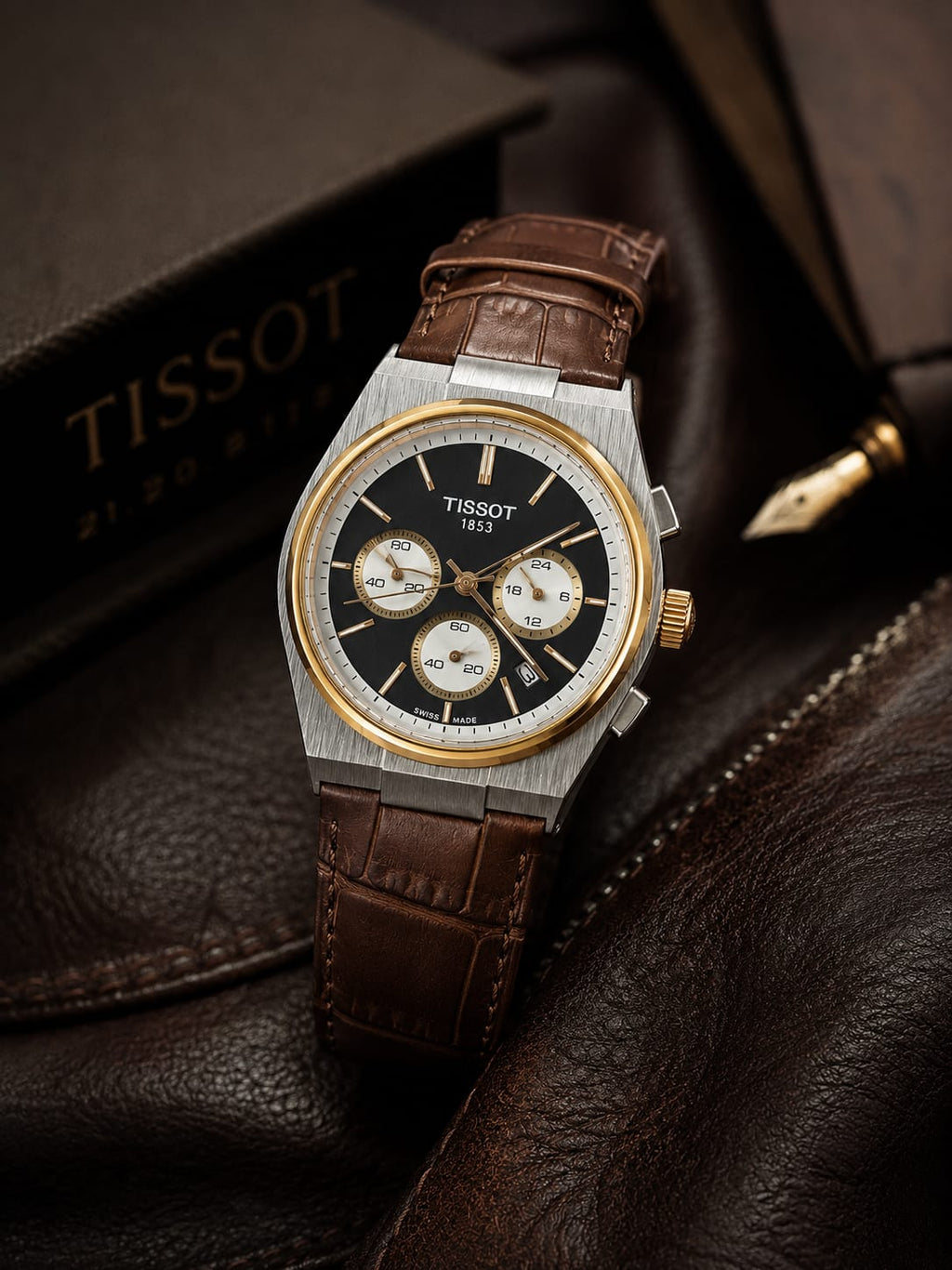 Tissot PRX Chronographic Strap Watch